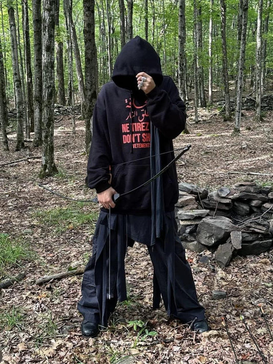 VTM "Don’t Shoot" Hoodie – Anti-War Theme Heavyweight Embroidered