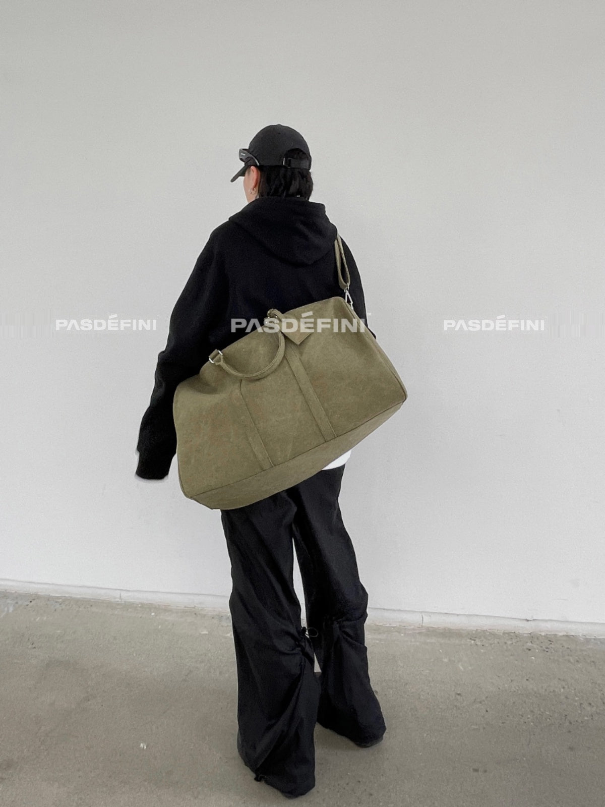 donclick Oversized Canvas ReadyMade Bucket Bag - Travel Tote & Shoulder Bag