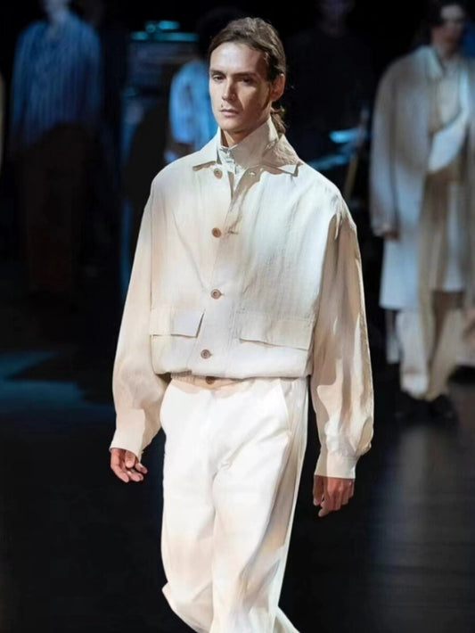 donclick LEMAIRE Dry-Tech Jacket | SS19 Classic Workwear Harrington Jacket Unisex