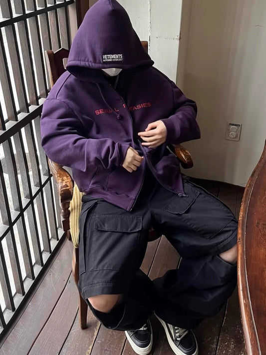 Vetements Rare Purple Sexual Fantasies Hoodie – Exclusive Collectible Edition