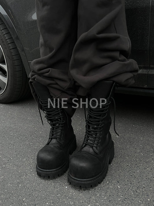 New 24FW Stomper Boots – Imported Vegetable-Tanned Tumbled Leather
