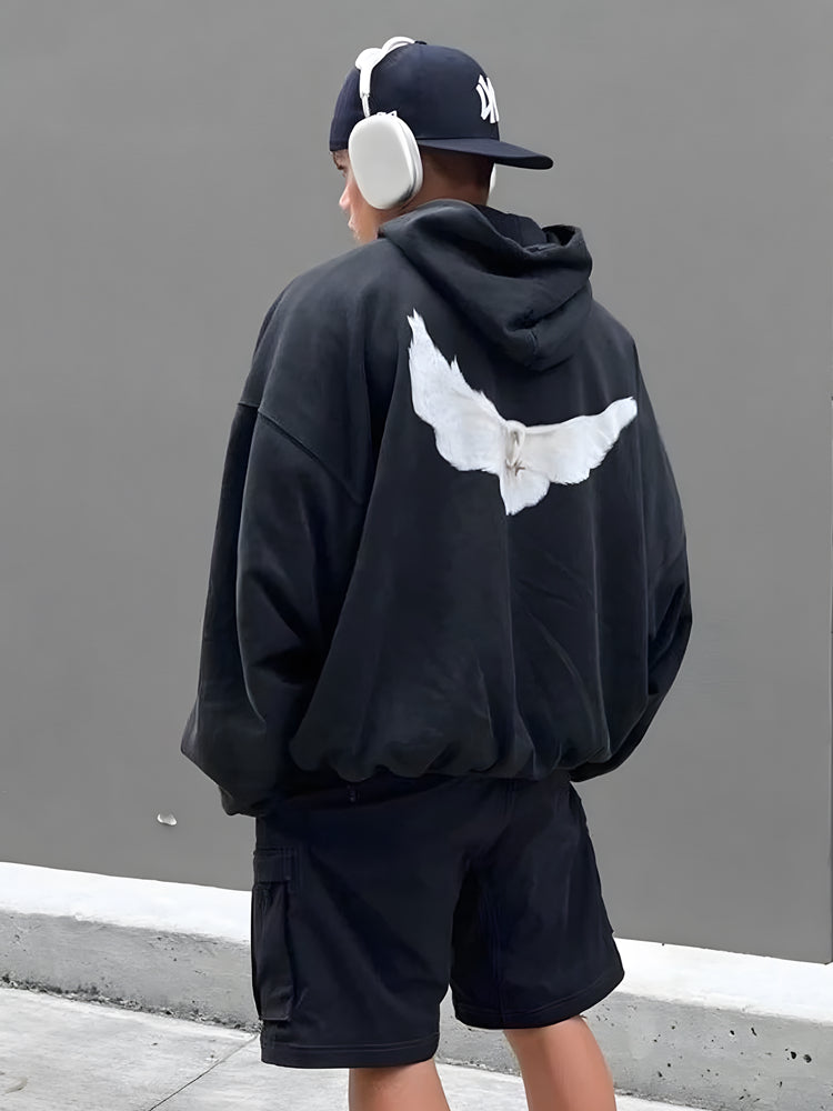 Kanye X Peace Dove X GAP Triple Collaboration Heavyweight Loose Hoodie Sweatshirt