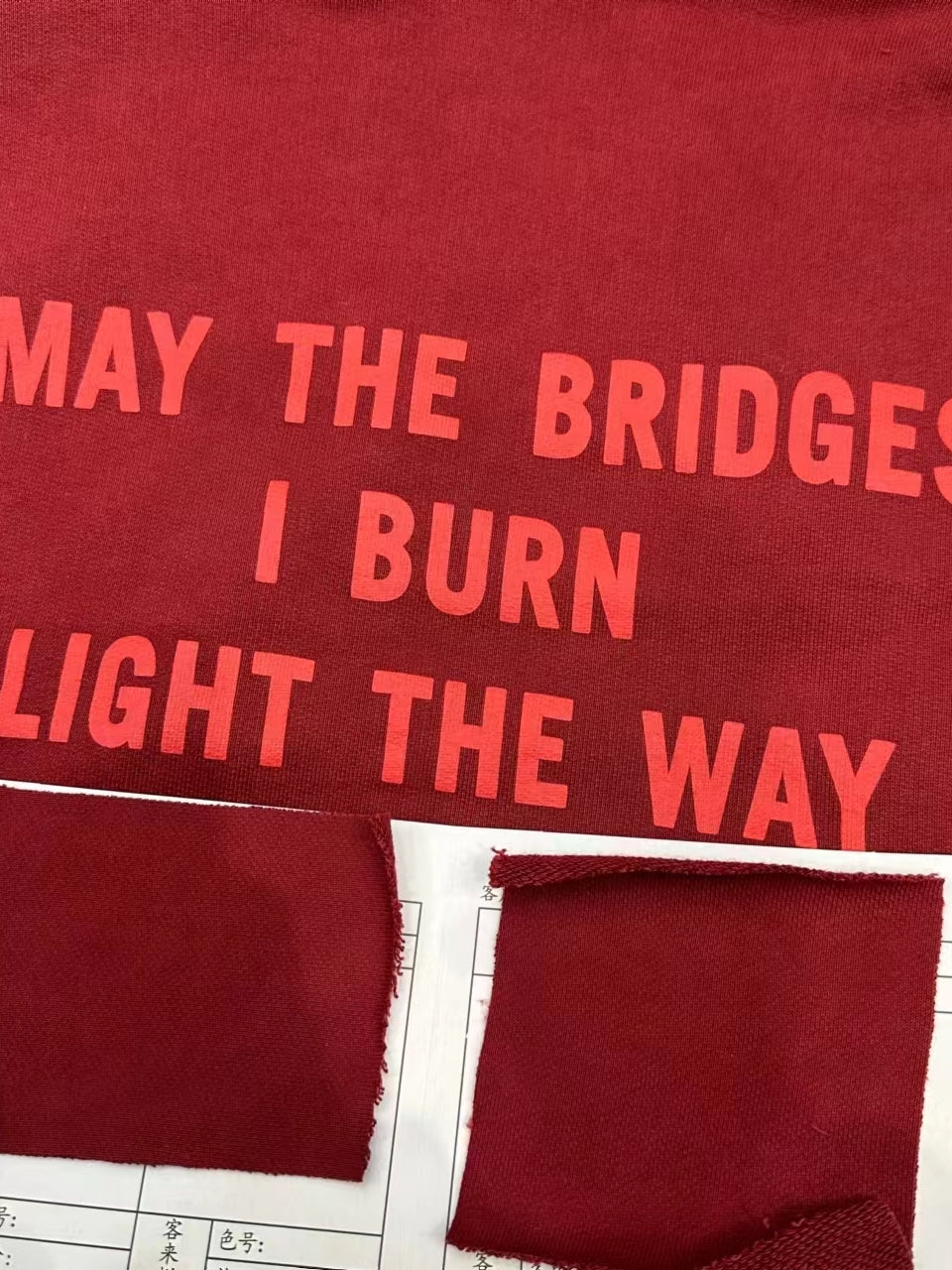 Revised VTM 17SS "Bridges I Burn" Zip Hoodie - Ultra Heavyweight Hoodie