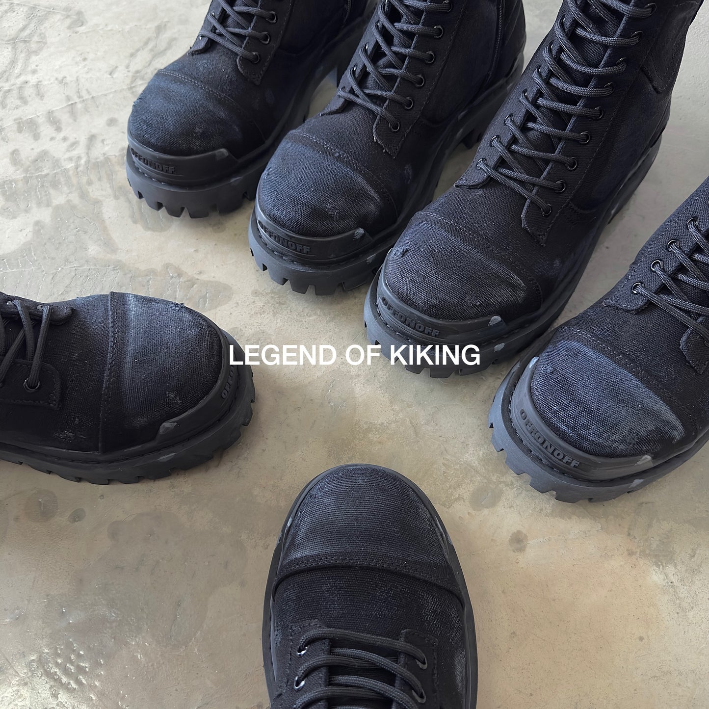 Self-made DEMNA Runway Distressed Handmade Parisian Ankle Combat Martin Boots