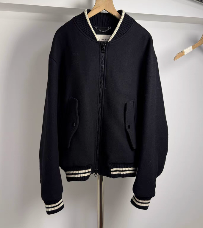 Self-made Dries Van Noten Wool Bomber Jacket