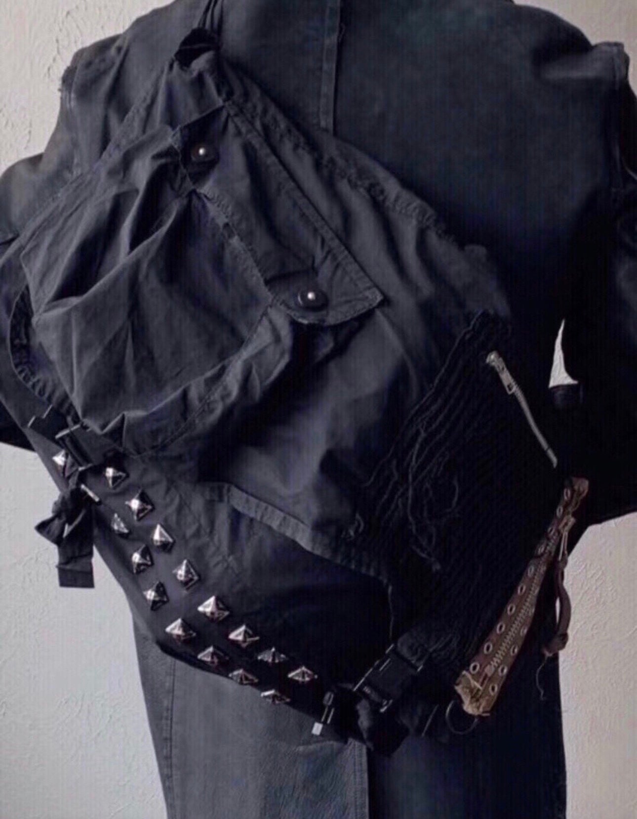 Undercover 06SS Collection Studded Wanderer Crossbody Bag