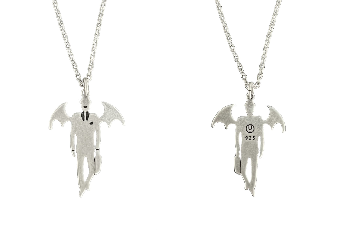 Self-made UNDERCOVER AW02 'Vampire' Pendant Necklace - 925 Silver Demon Talisman