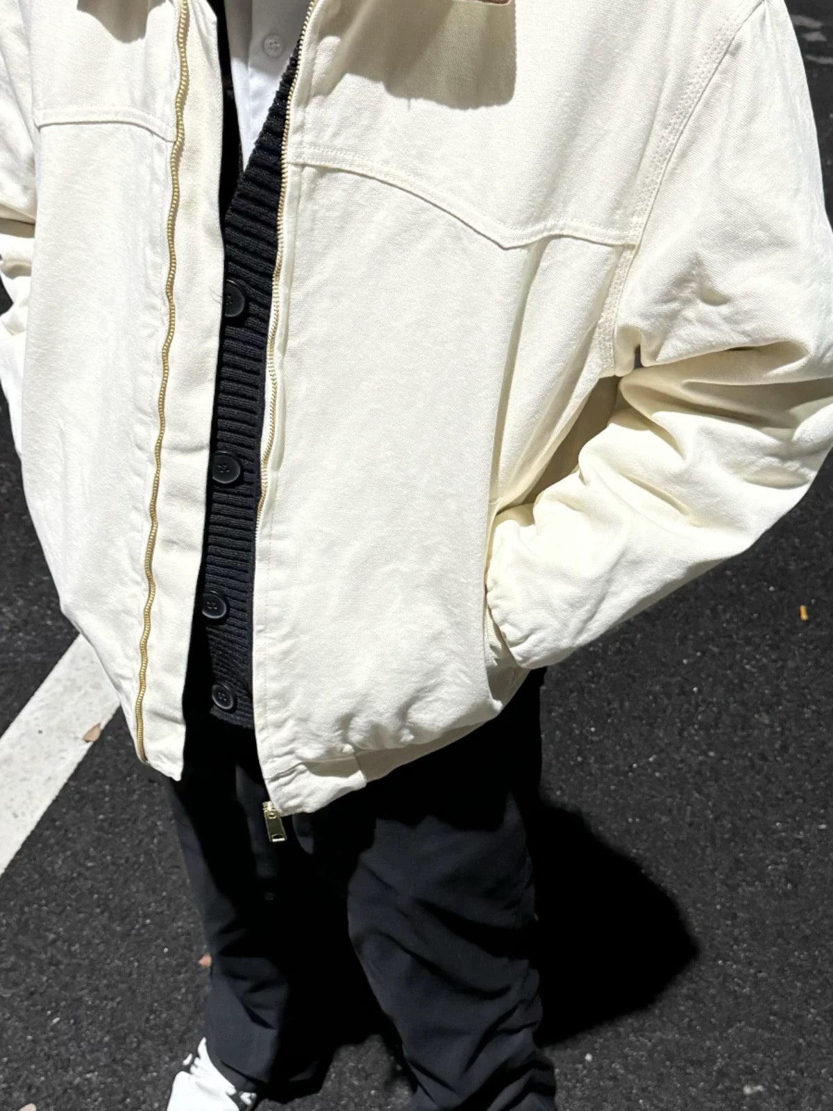 Self-made Carhartt J97 Detroit Jacket Vintage Canvas J22 Cleanfit Cotton Coat