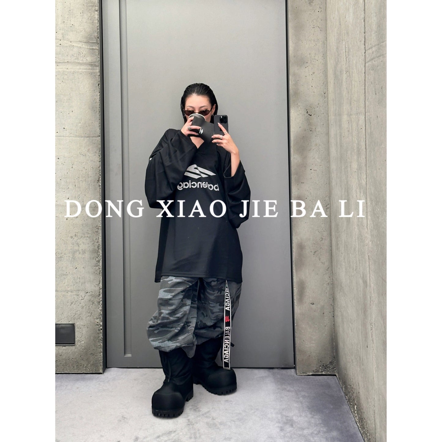 Self-made Parisian Snow Boots Ski Waterproof Anti-Slip Big Head Short Boots