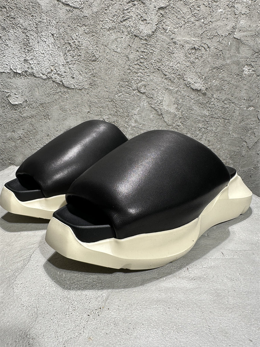 Self-made Rick Owen Sandals - Breathable Slip-On Platform Slides Beach Shoes