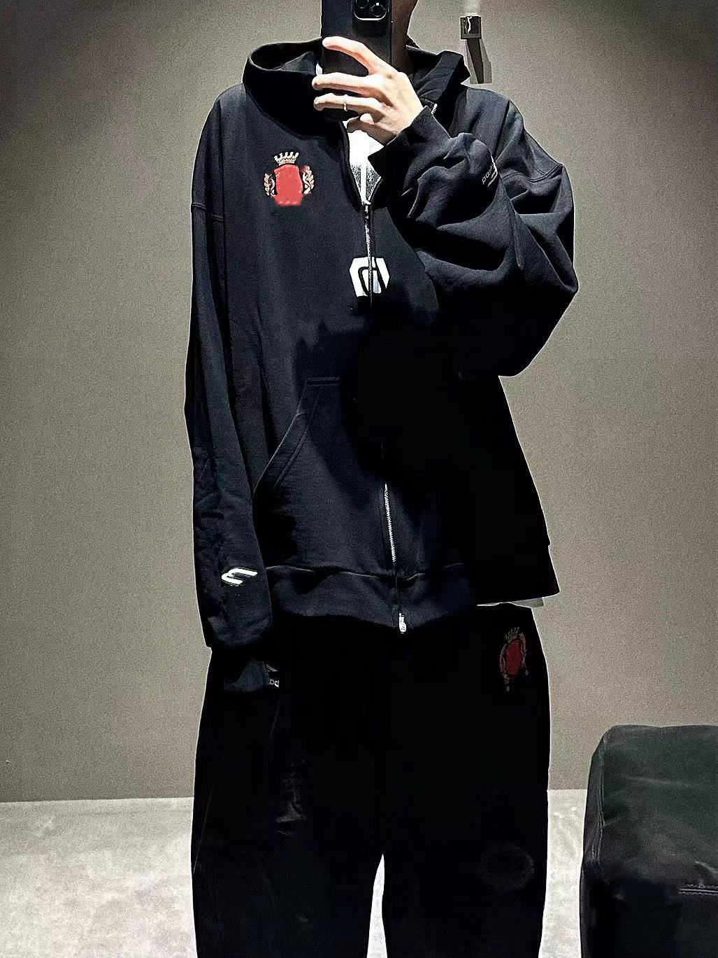 3B Sports x Manchester United Hoodie - 23FW Runaway Printed Embroidered Jacket