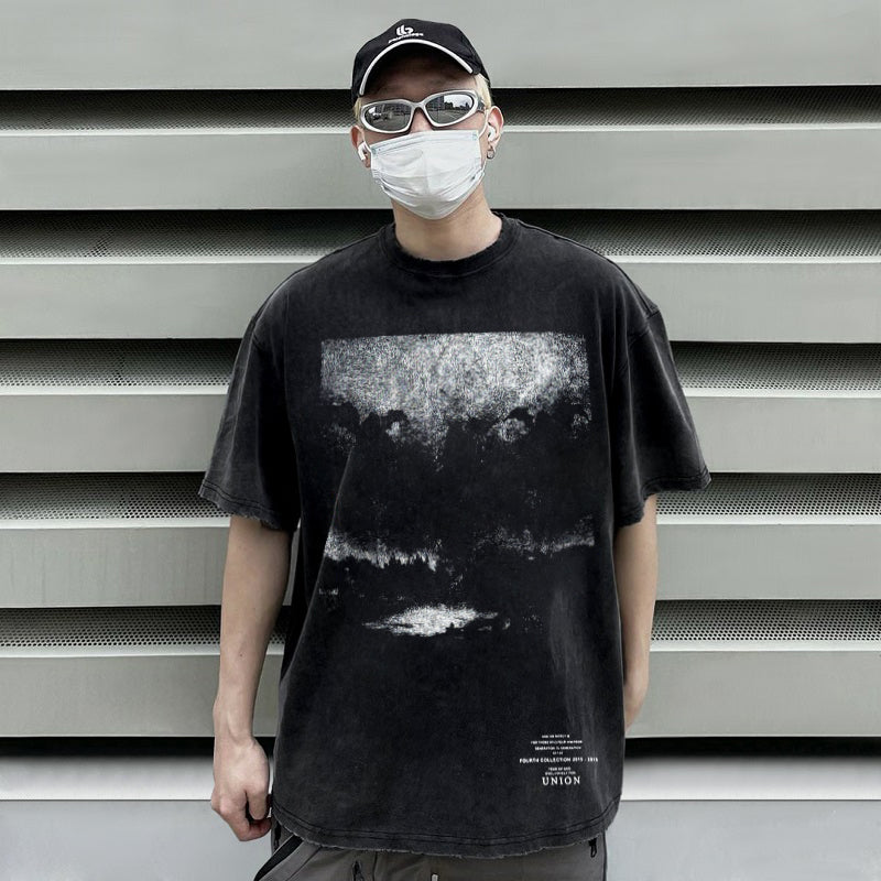 Self-made FOG Heavyweight Cotton Washed Vintage Short Sleeve T-Shirt