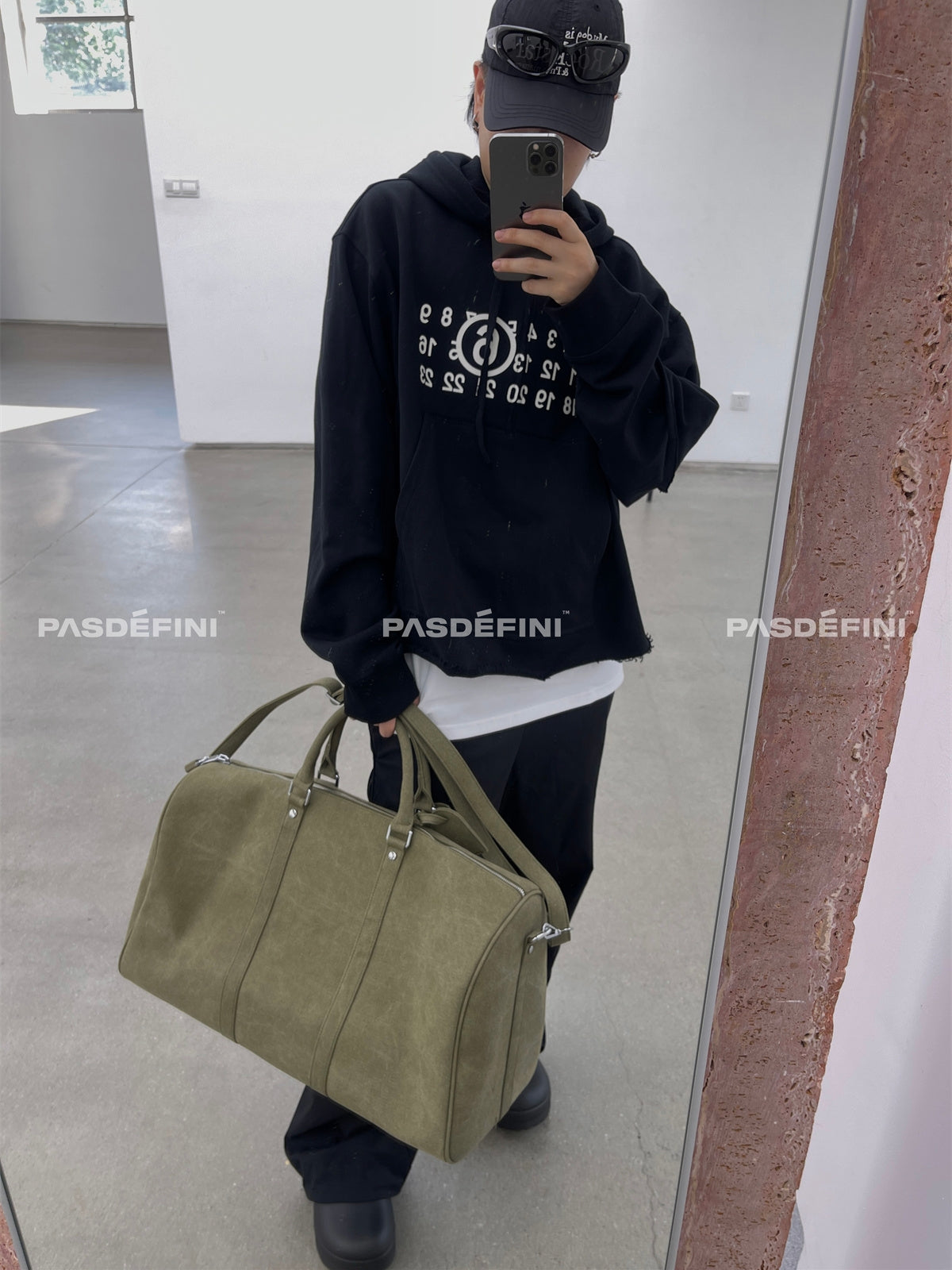 donclick Oversized Canvas ReadyMade Bucket Bag - Travel Tote & Shoulder Bag