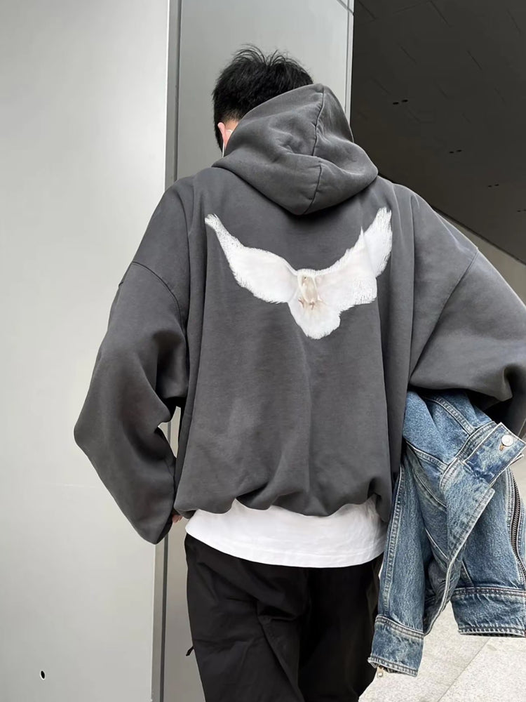Kanye X Peace Dove X GAP Triple Collaboration Heavyweight Loose Hoodie Sweatshirt
