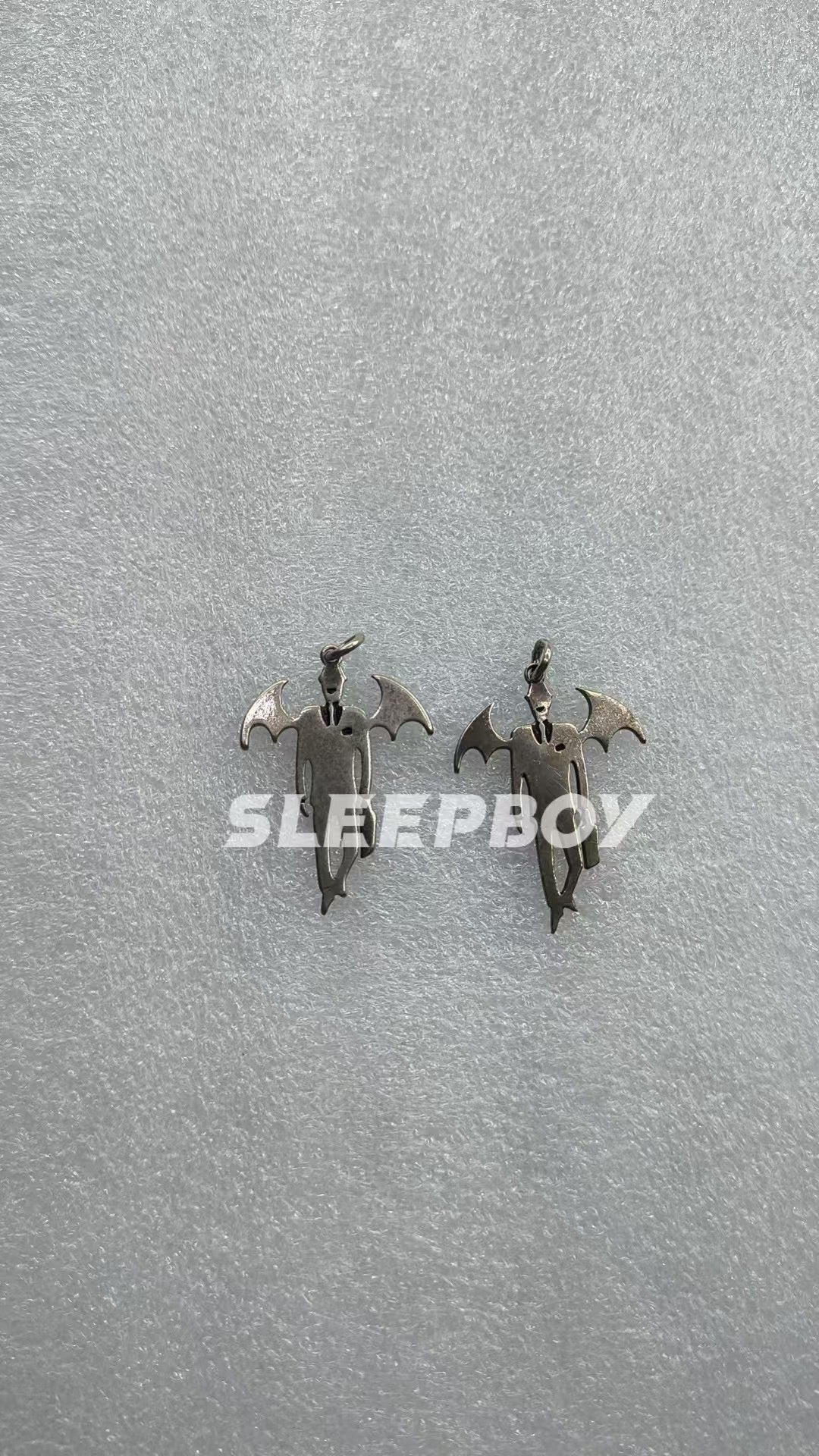 Self-made UNDERCOVER AW02 'Vampire' Pendant Necklace - 925 Silver Demon Talisman