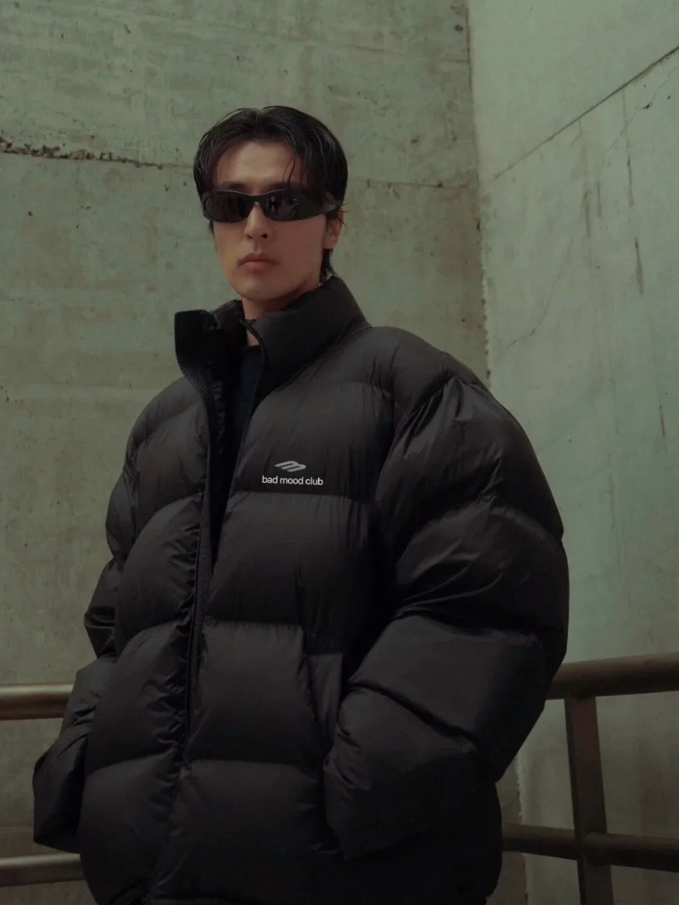 Skiwear 3M Reflective Nylon Puffer Jacket - Technical Shell Thermal Padding