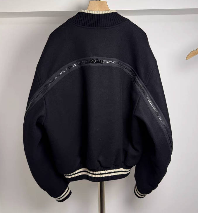 Self-made Dries Van Noten Wool Bomber Jacket
