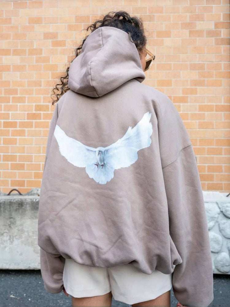 Kanye X Peace Dove X GAP Triple Collaboration Heavyweight Loose Hoodie Sweatshirt