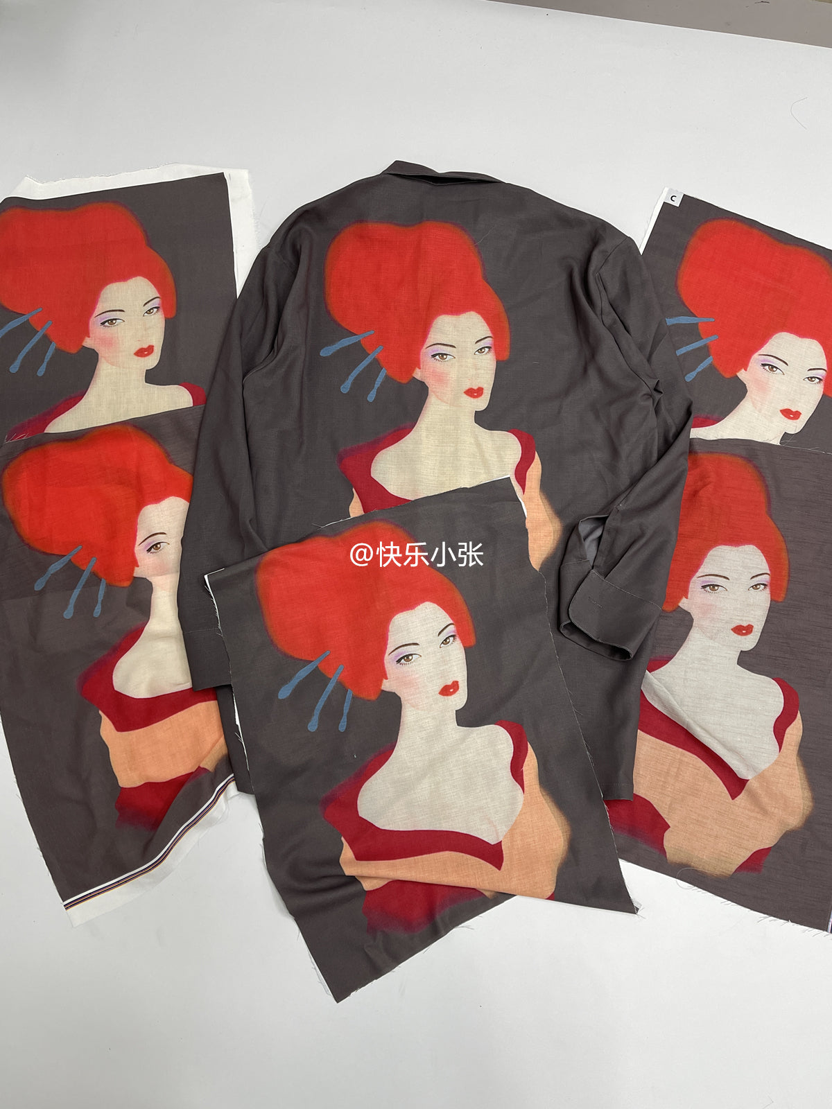 donclickin YOHJI 02SSJI Archive Mesh Shirt Jacket – Diva Portrait Loose Fit