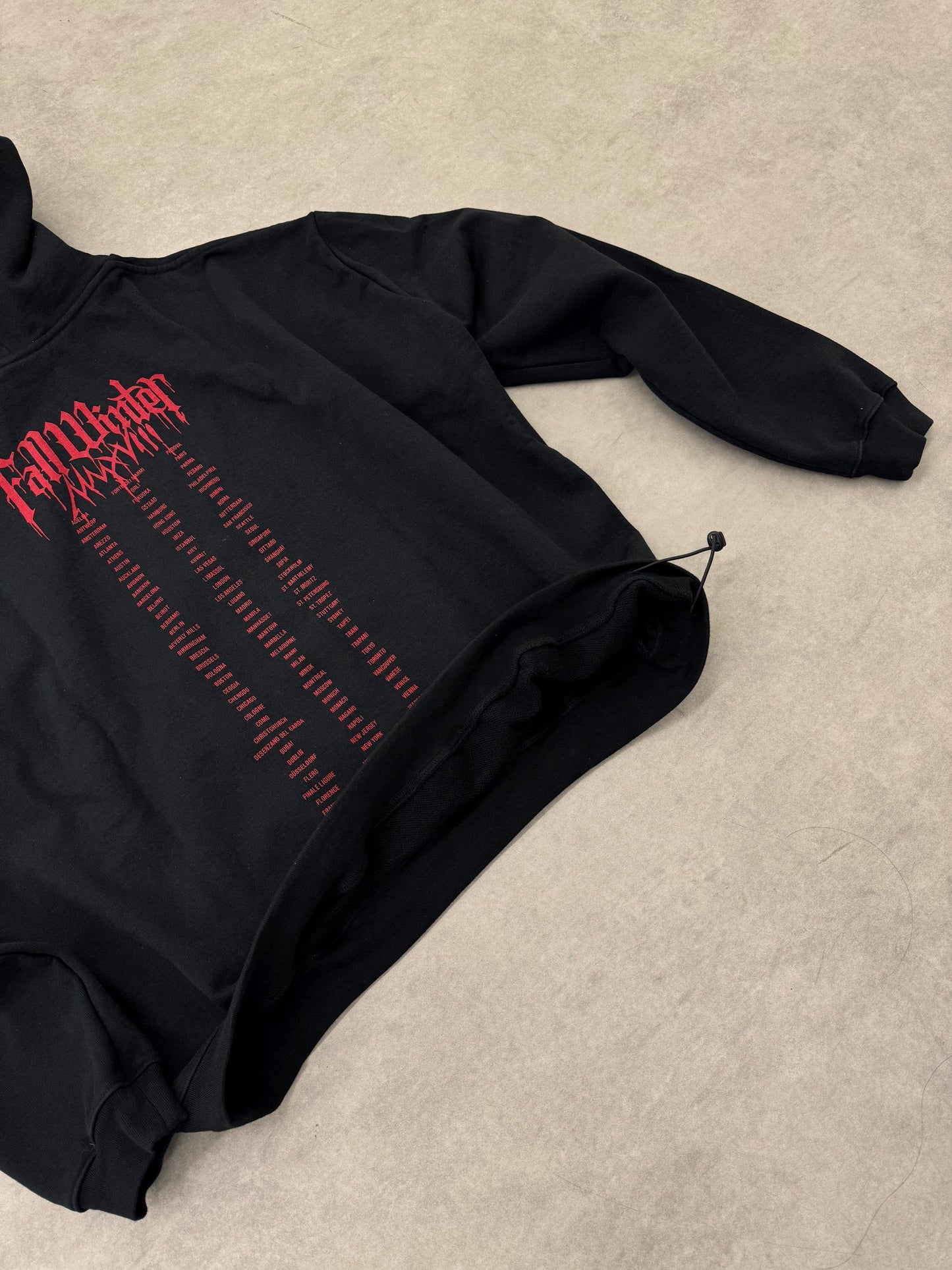VTM 2018 “Blood Drip” Heavy Metal Tour Hoodie Heavyweight Oversized Opium Carti