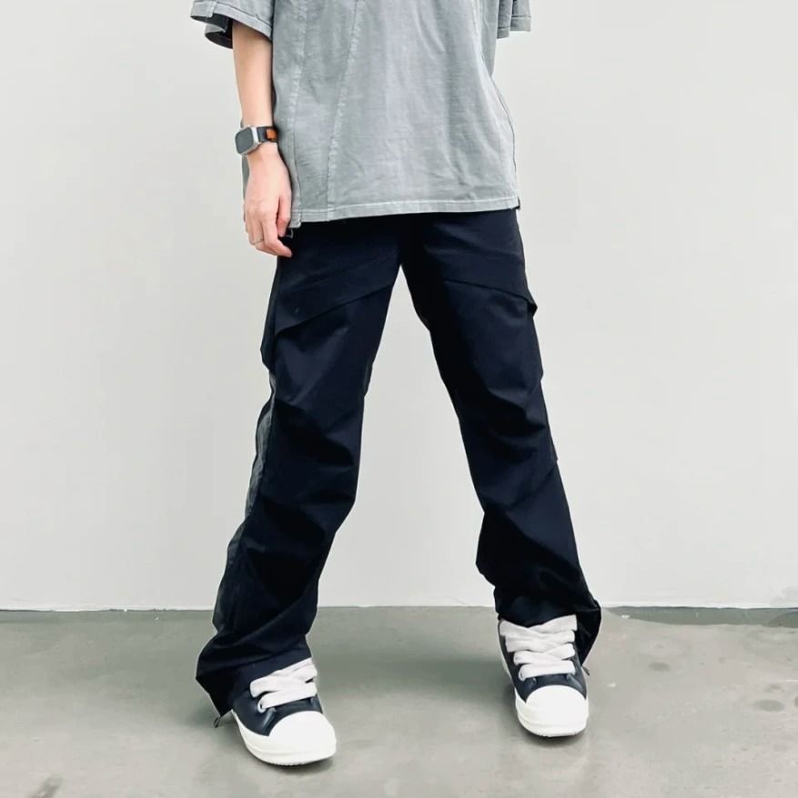Custom-made Rick Owen Leather Platform Bread Sneakers BAPESTALOW Padded Shoes Inflatable