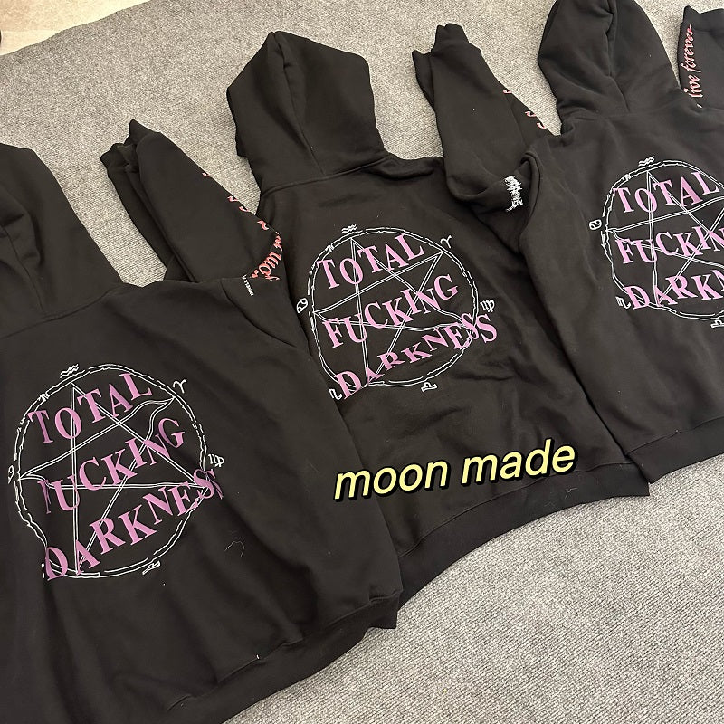 (1600g) VTM Homme 17FW Total Fucking Darkness OG Archive Pentagram Hoodie Carti