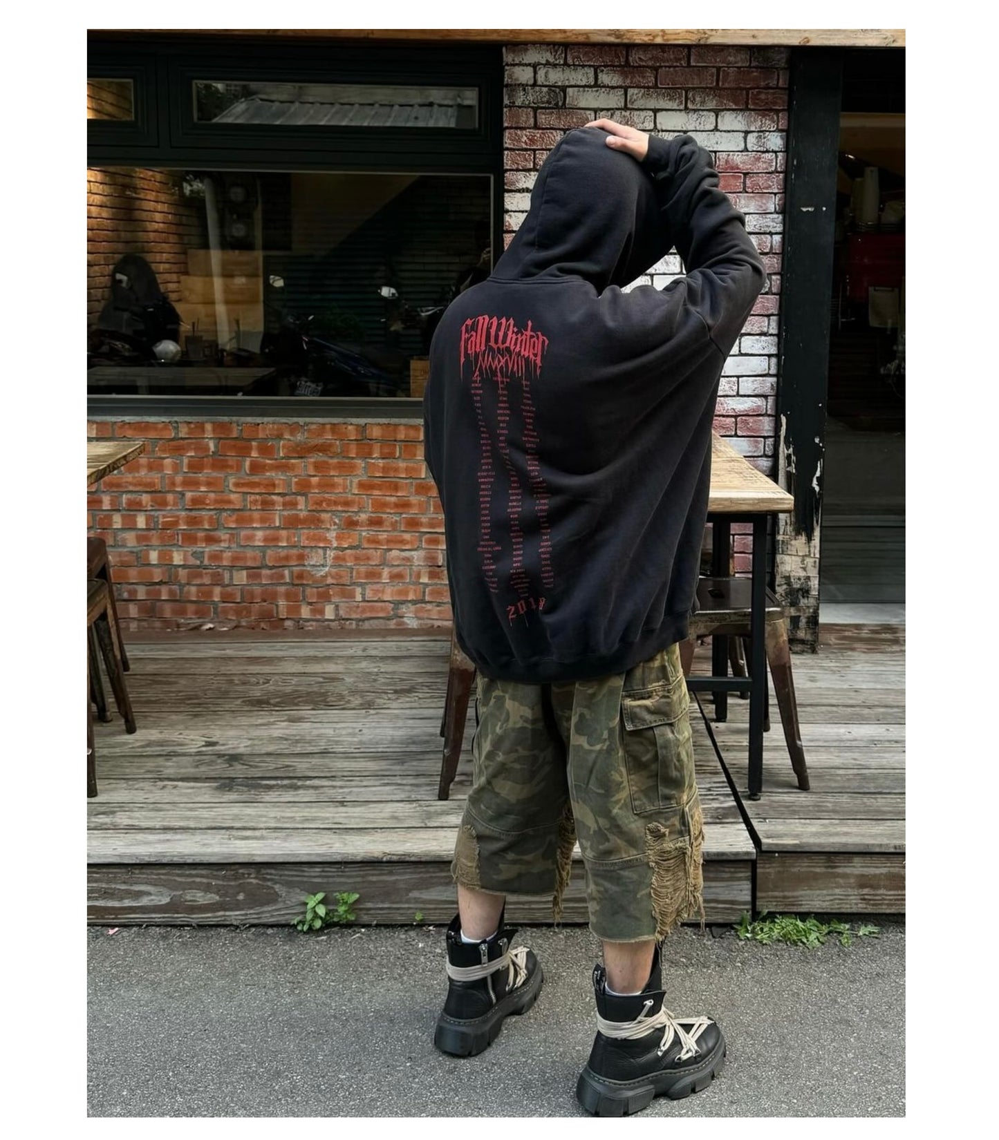 VTM 2018 “Blood Drip” Heavy Metal Tour Hoodie Heavyweight Oversized Opium Carti