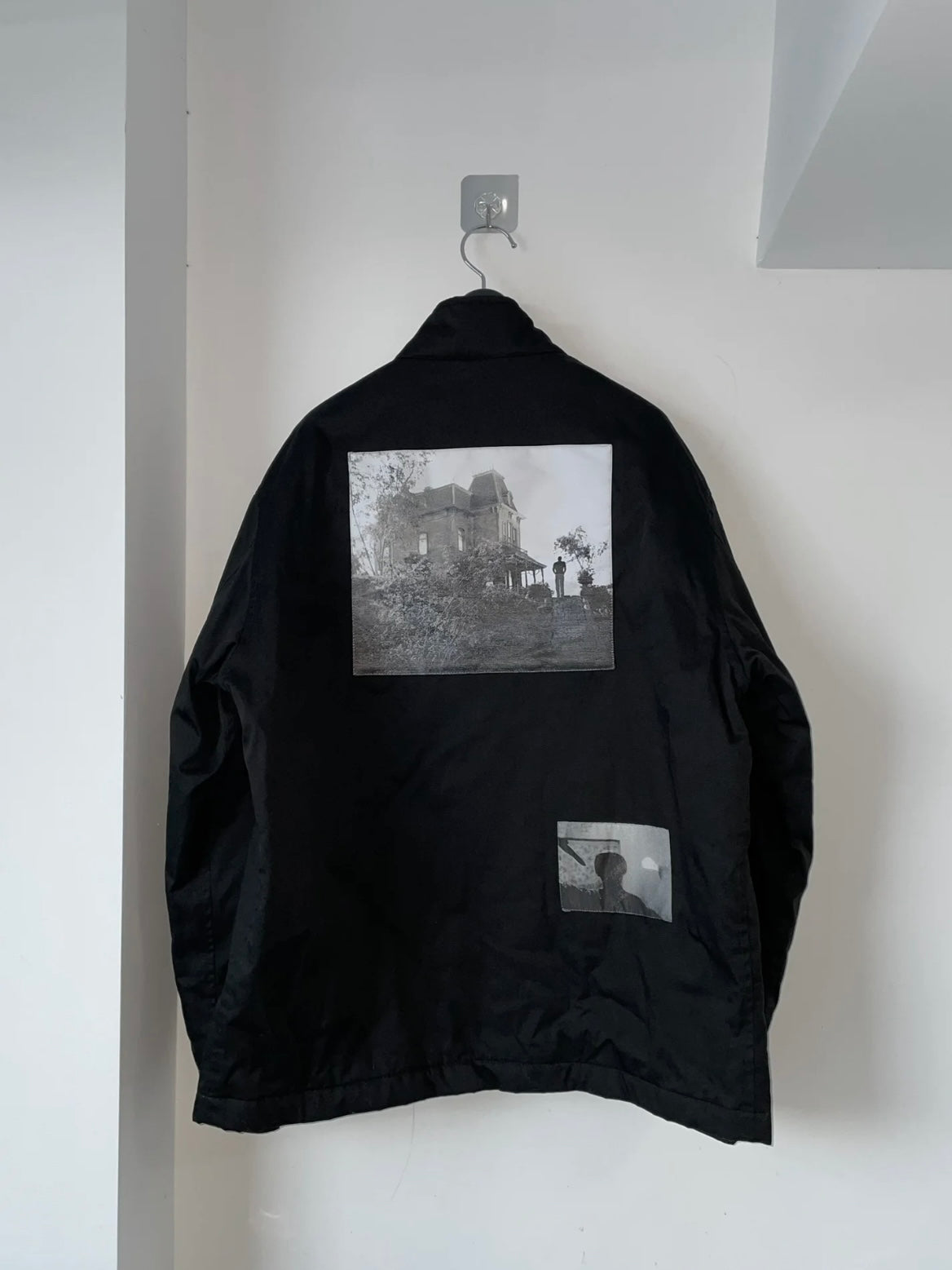Donclickin Undercover AW22 PSYCHO BOMBER - Ghost Hand Embroidered Quilted Jacket