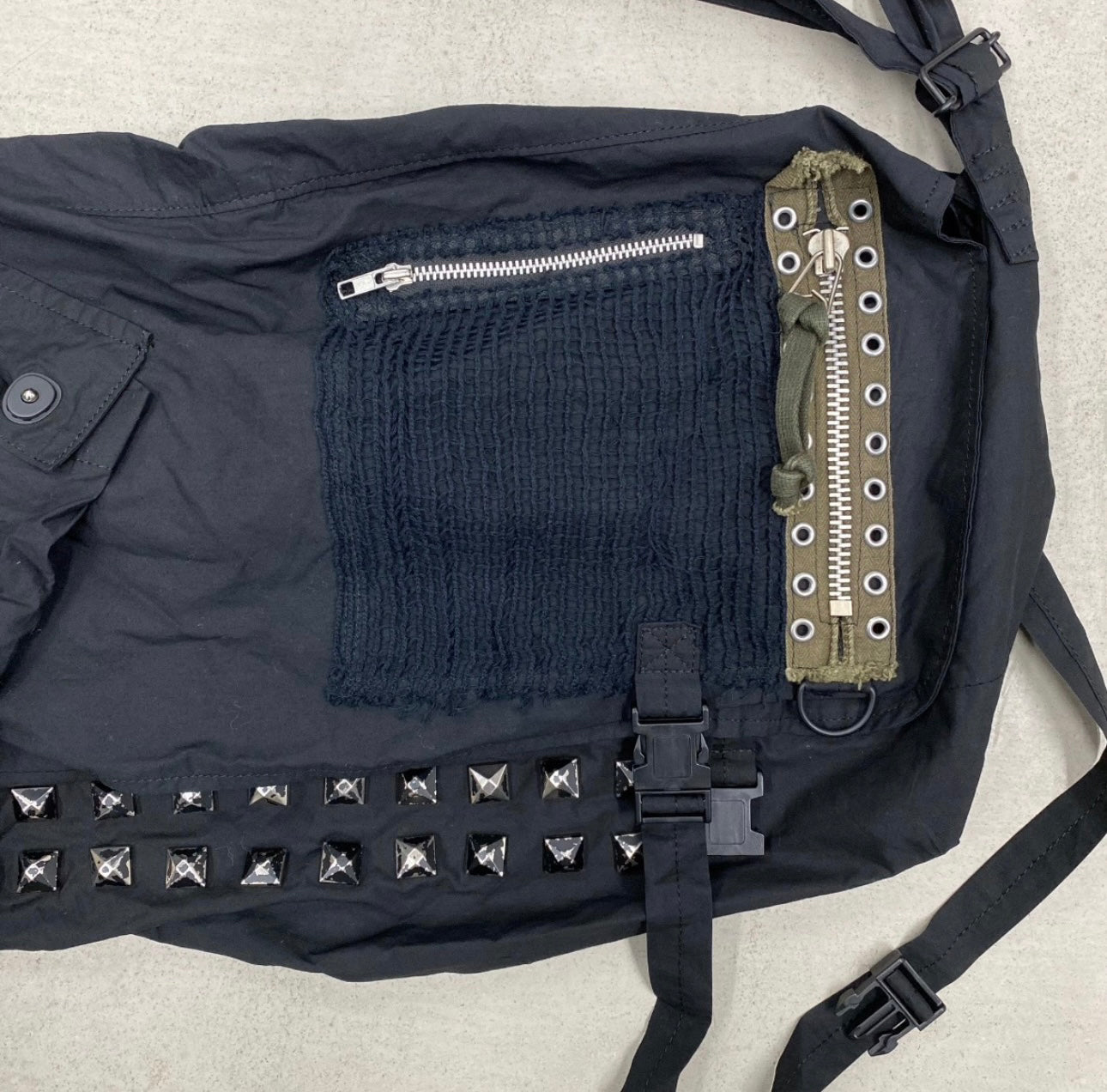 Undercover 06SS Collection Studded Wanderer Crossbody Bag