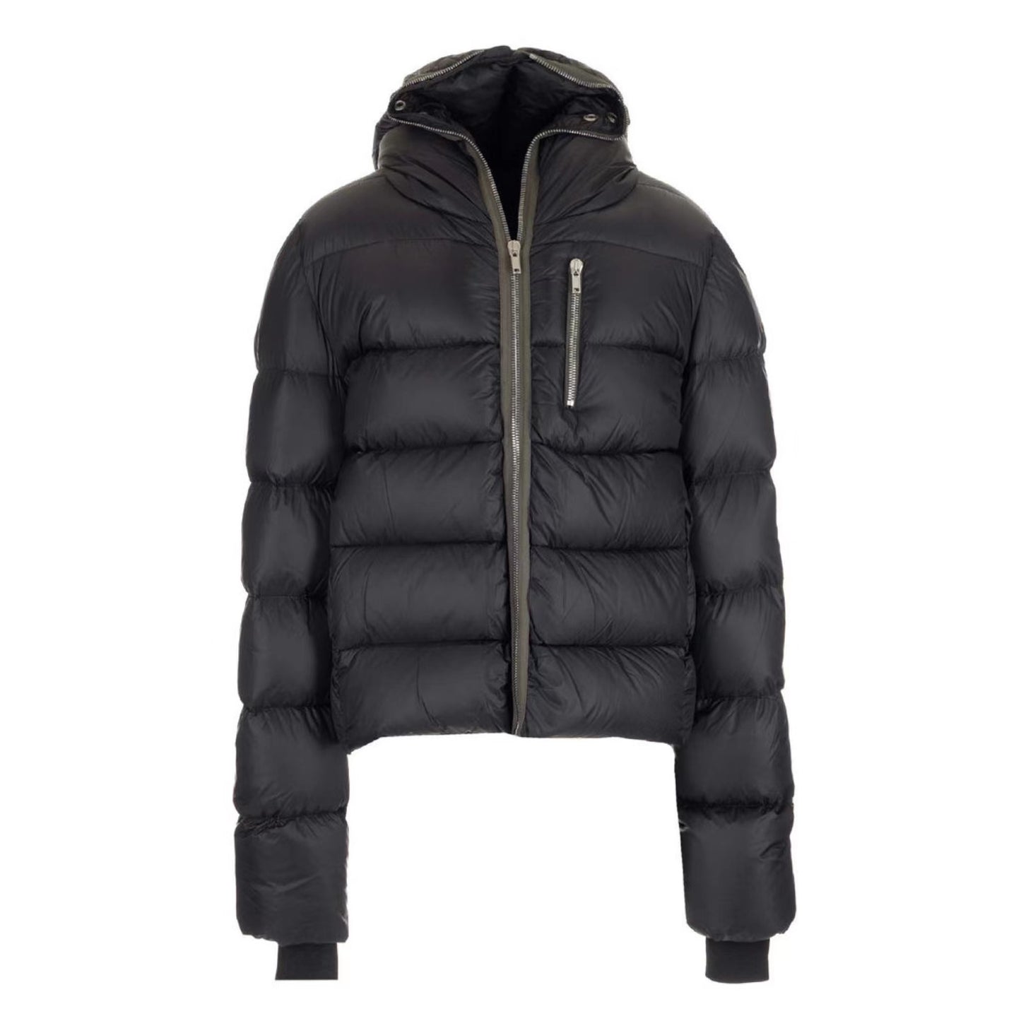 FROM THE STREET 24FW RO Masked Puffer Coat – Zip-Up Hooded Down Jacket Unisex