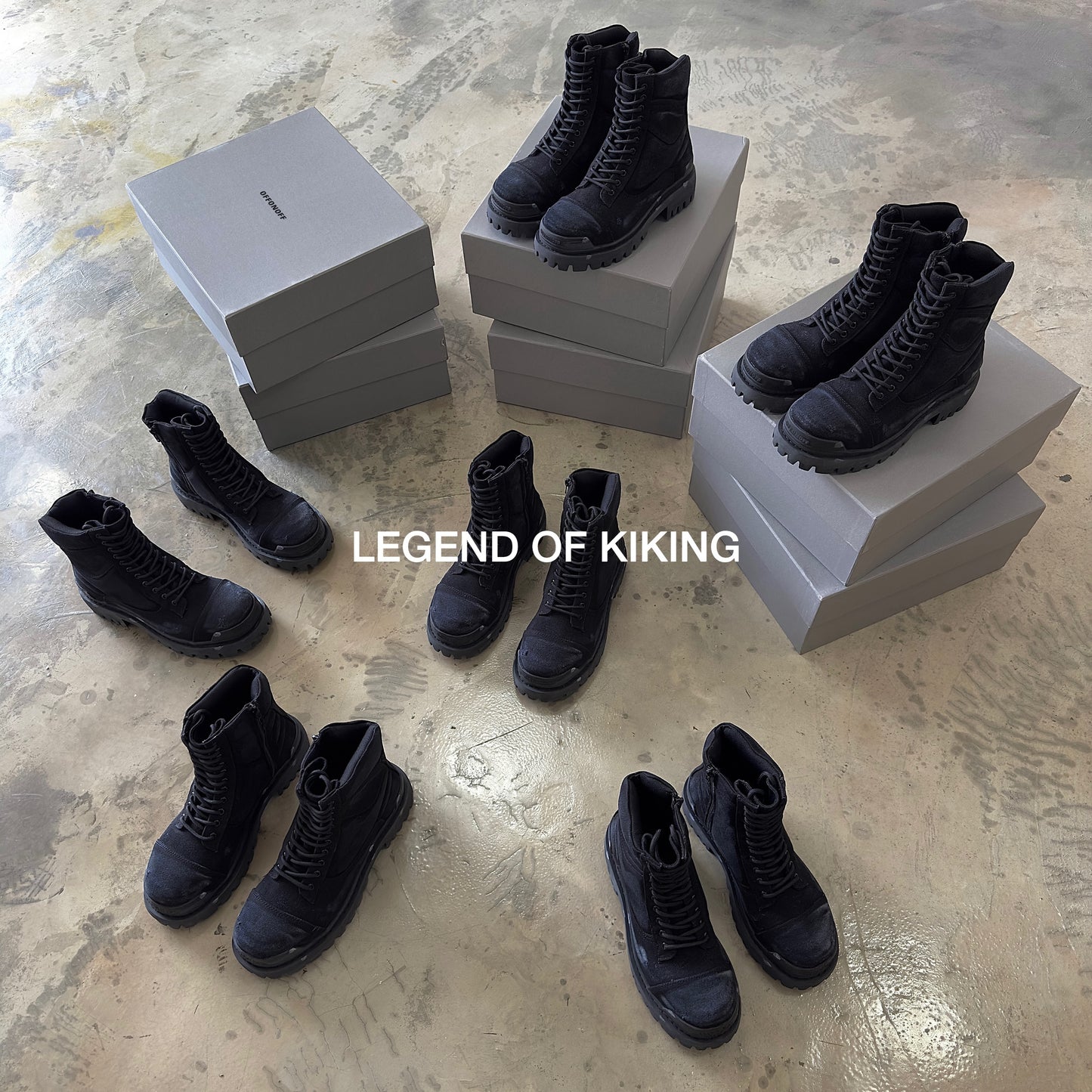 Self-made DEMNA Runway Distressed Handmade Parisian Ankle Combat Martin Boots