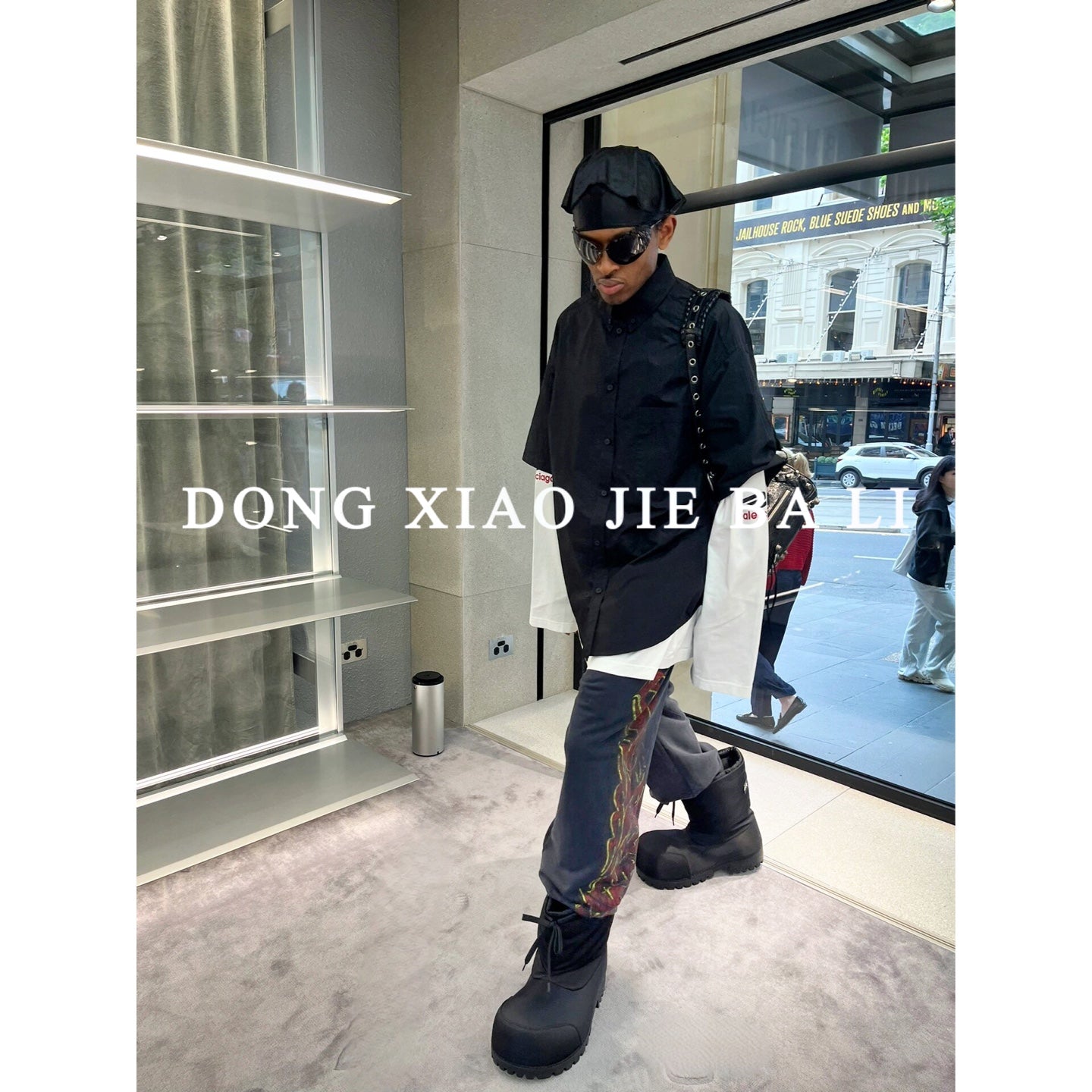 Self-made Parisian Snow Boots Ski Waterproof Anti-Slip Big Head Short Boots