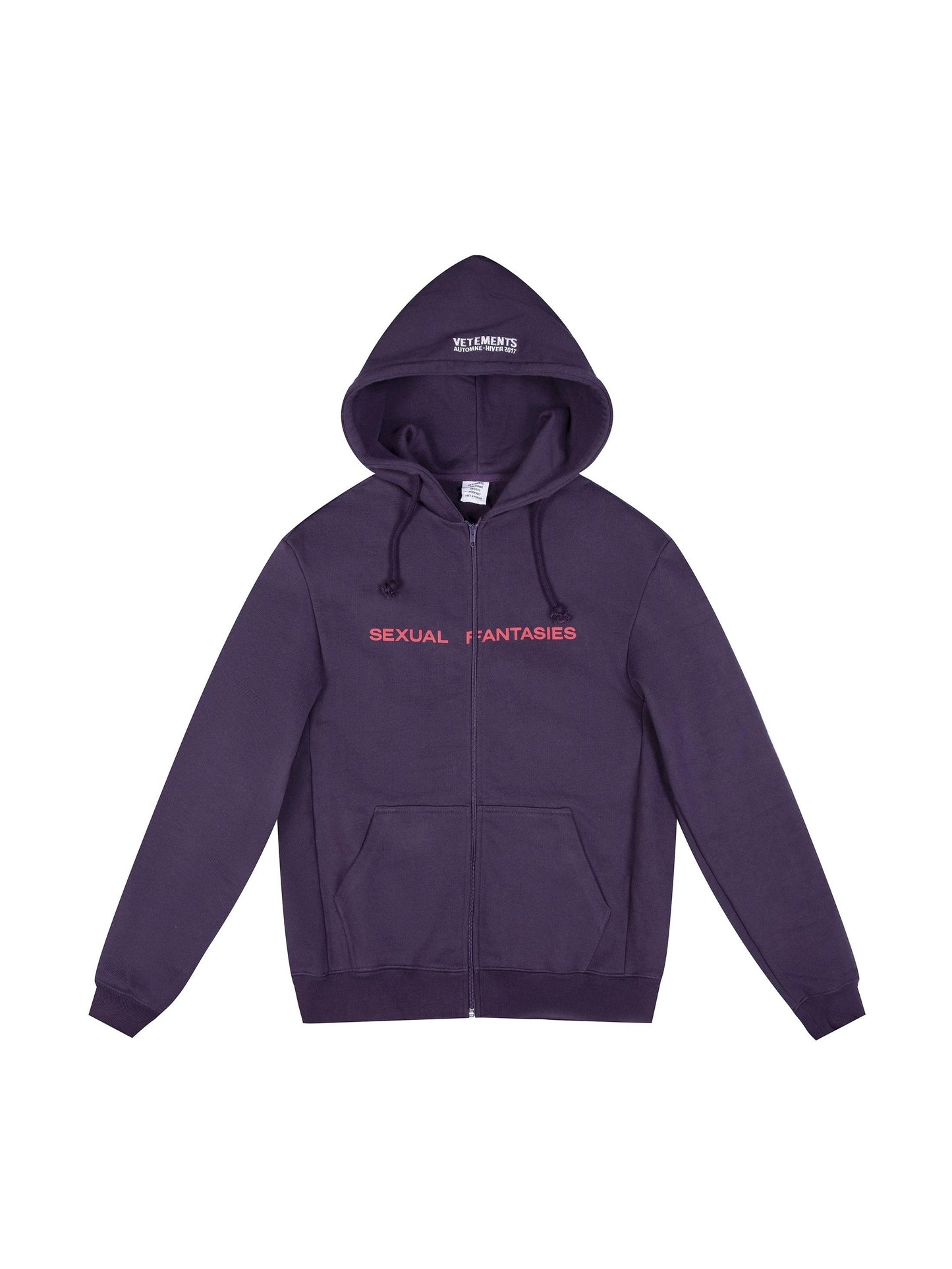 Vetements Rare Purple Sexual Fantasies Hoodie – Exclusive Collectible Edition