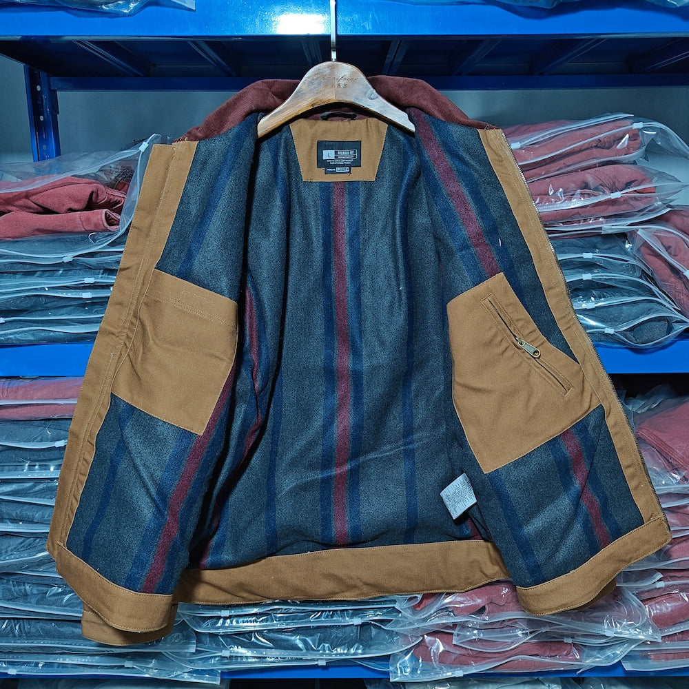 Self-made Carhartt J01 Detroit Classic Canvas Jacket 103828 – Interstellar Workwear
