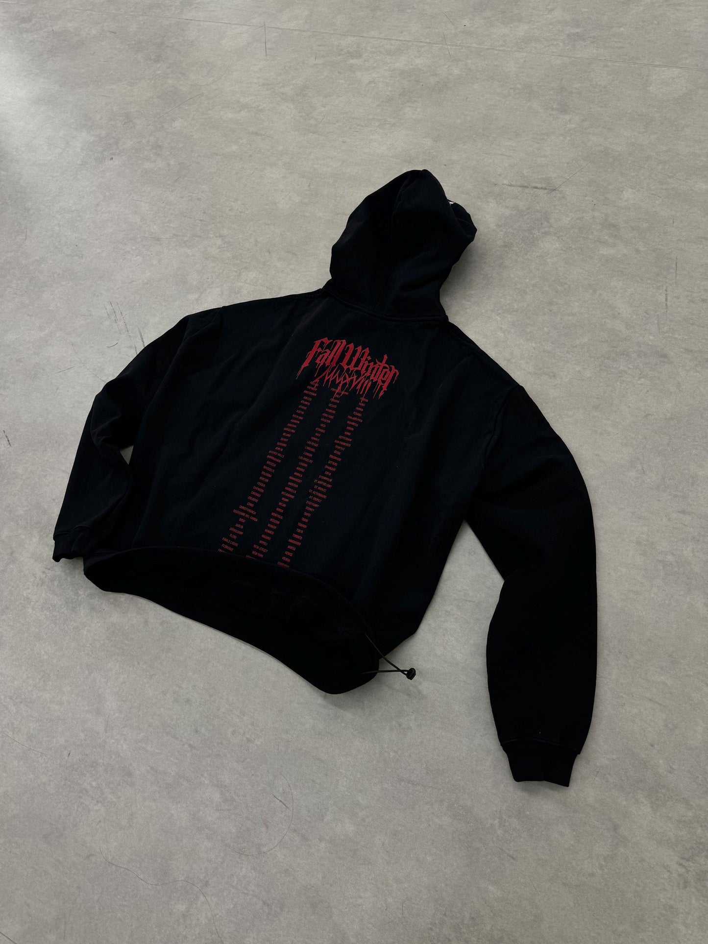 VTM 2018 “Blood Drip” Heavy Metal Tour Hoodie Heavyweight Oversized Opium Carti