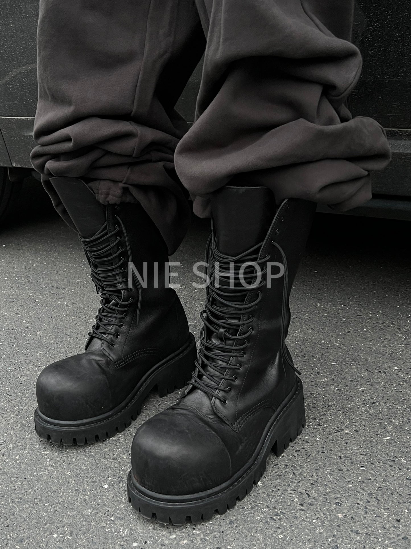 New 24FW Stomper Boots – Imported Vegetable-Tanned Tumbled Leather