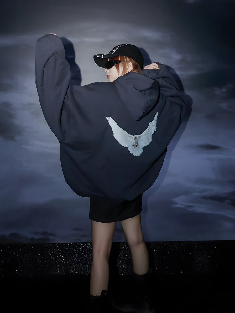 Kanye X Peace Dove X GAP Triple Collaboration Heavyweight Loose Hoodie Sweatshirt