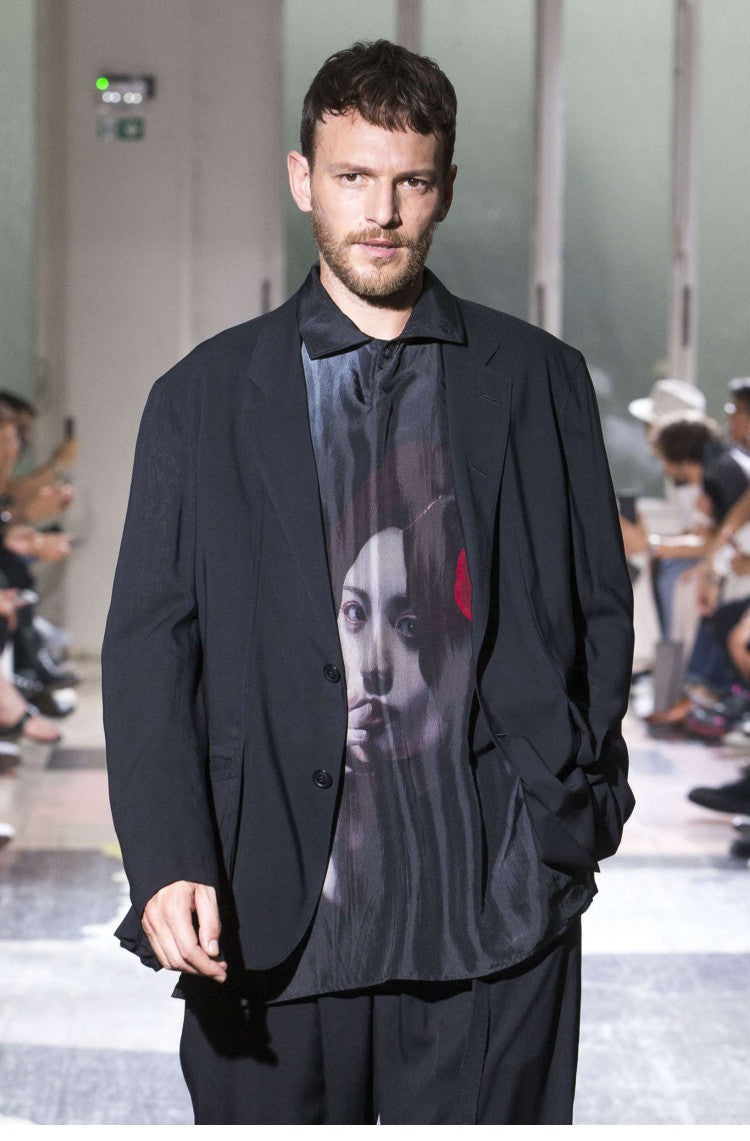 Donclickin Yohji Uchida Suzume Tsubaki Smoking Shirt – Dark Unisex Design