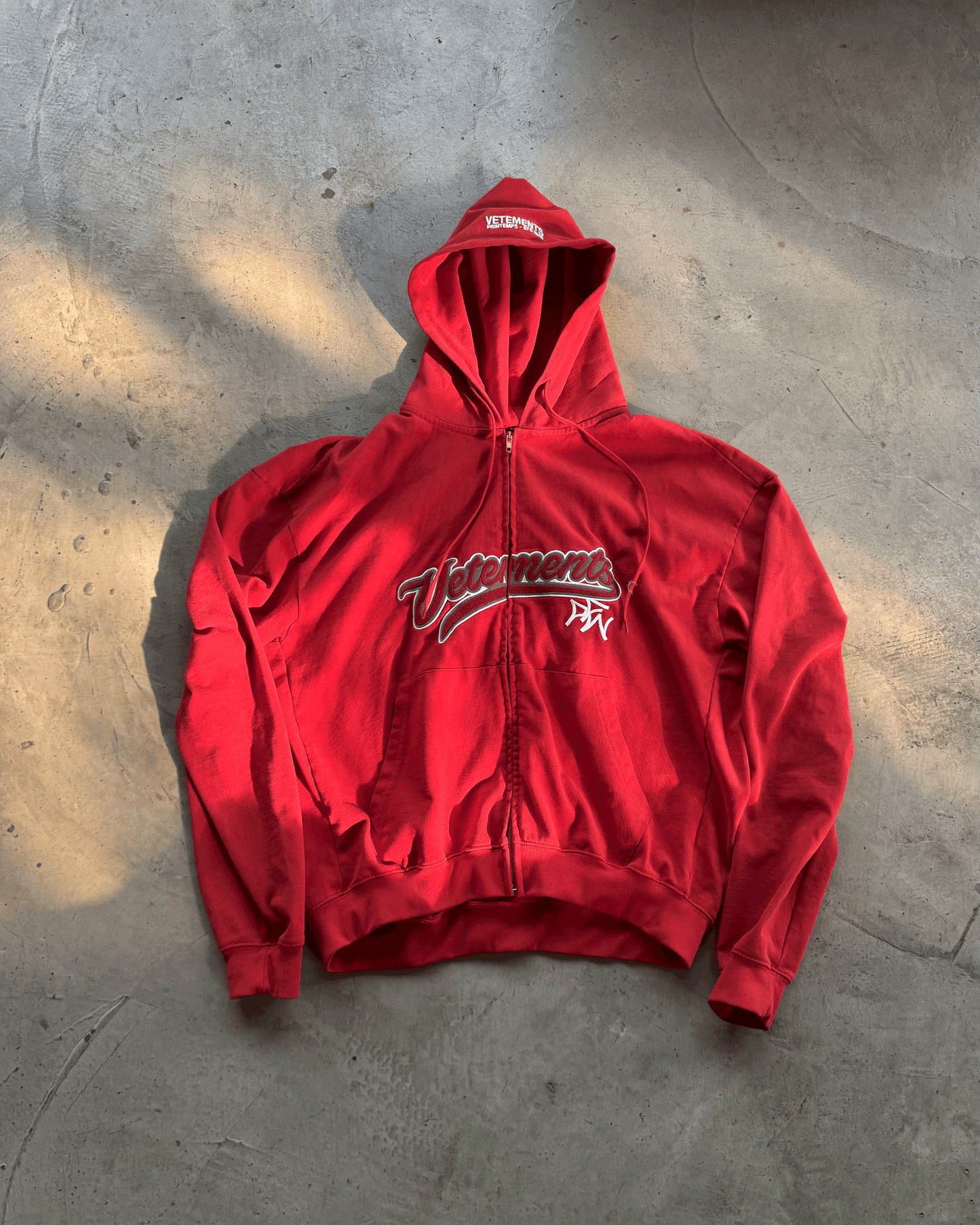 VET BRO Zip-Up Hoodie - Printed Cropped Sweatshirt Pullover Casual Streetwear