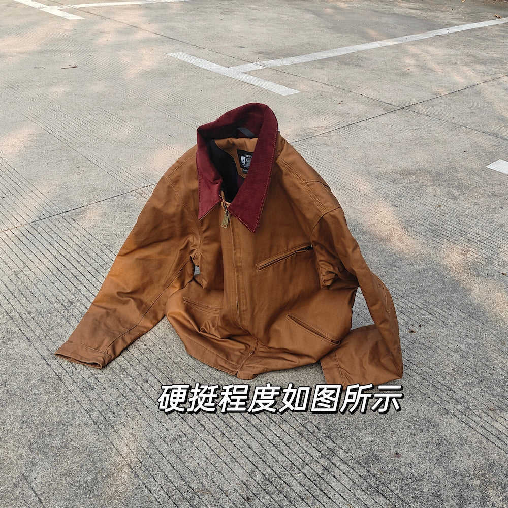 Self-made Carhartt J01 Detroit Classic Canvas Jacket 103828 – Interstellar Workwear