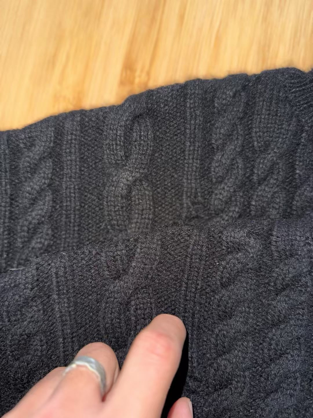 ERD AW24 Runway Turtleneck Sweater - Old Money Vibe 100% Wool Cable Knit