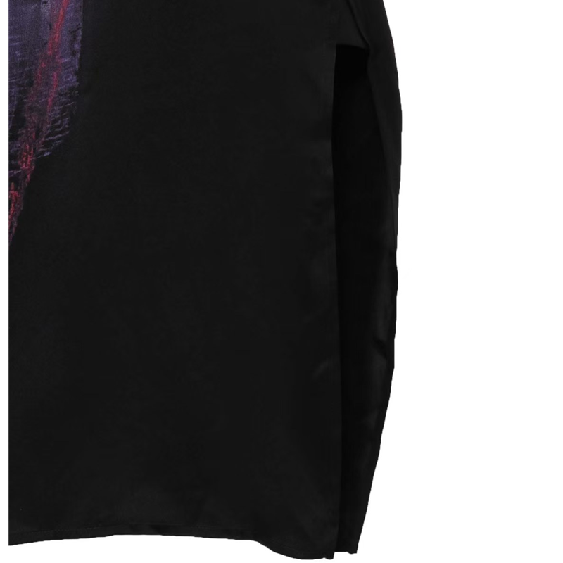 Self-made Yohji Portrait Print Shirt - Oversized Longline Designer Unisex Blouse