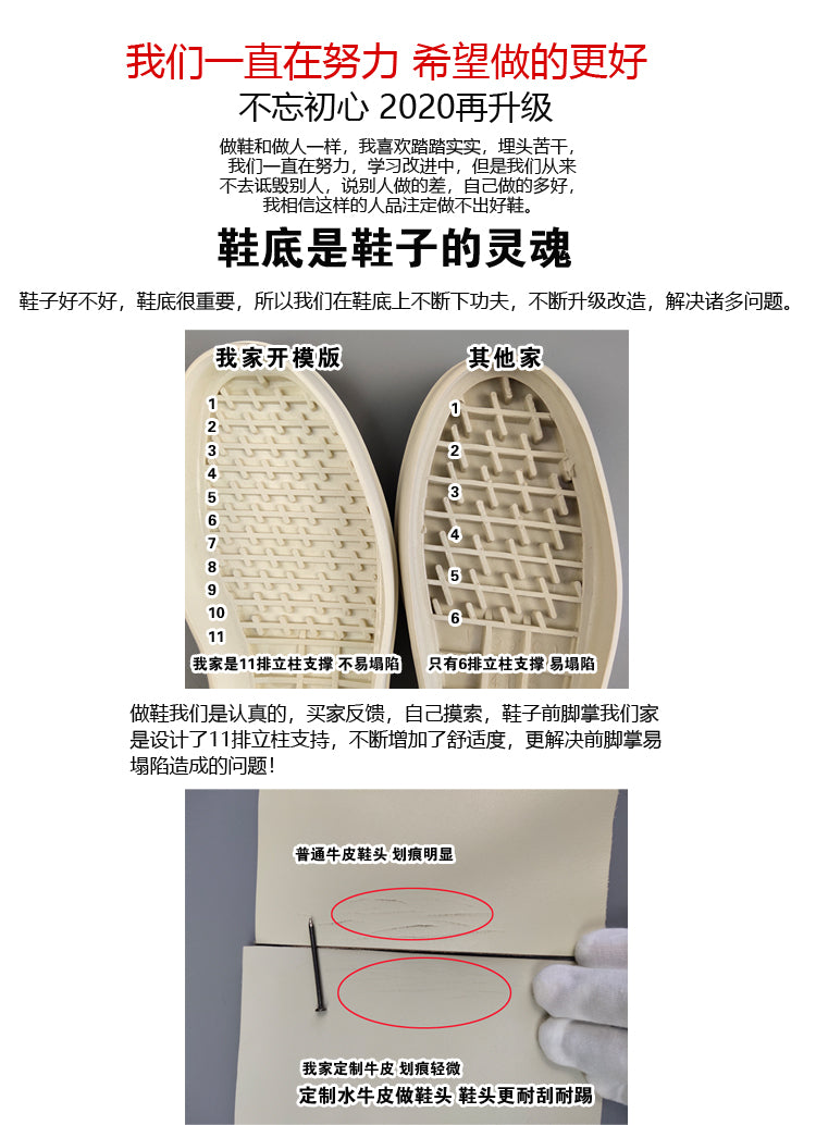 Self-made Rick Owen Reverse Triangle High-Top Leather Shoes Thick Sole Sneakers