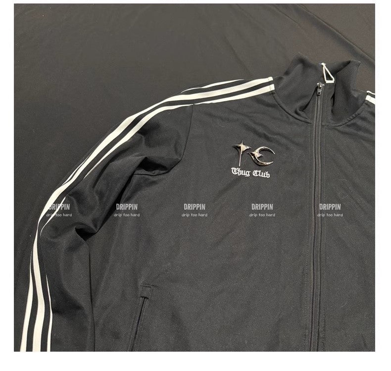 Exclusive Thug Club Dragon Embroidered Jacket – Short Sporty Collab
