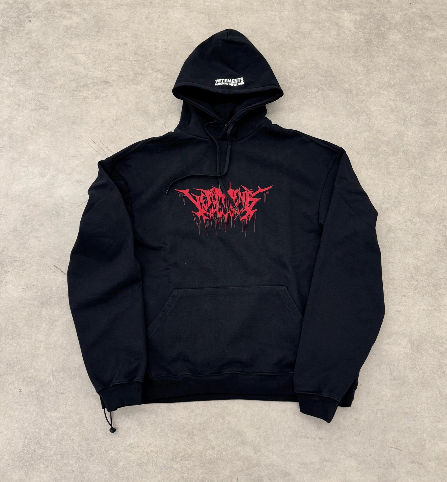 VTM 2018 “Blood Drip” Heavy Metal Tour Hoodie Heavyweight Oversized Opium Carti