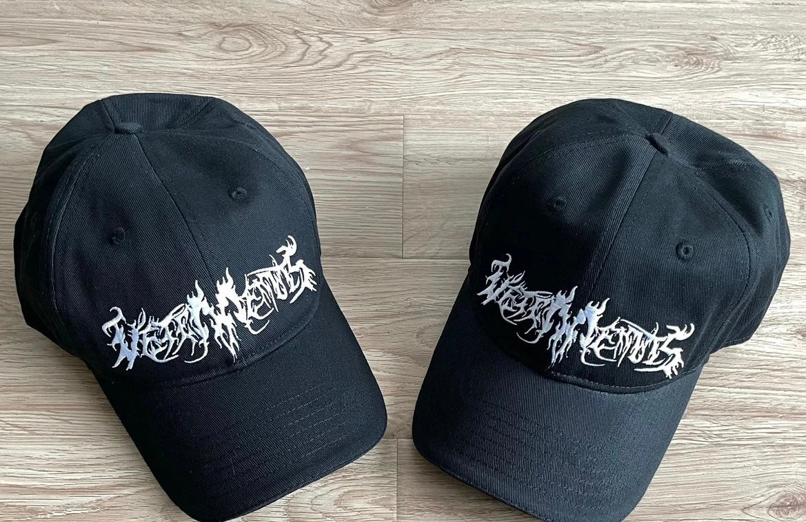 Vetements Gothic Embroidered Hat – Pentagram & Sanskrit Grailed Edition