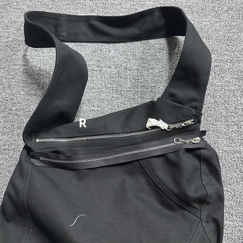 donclick Kiko Kostadinov 24SS Crossbody Bag – New Canvas Zip Shoulder Bag Unisex