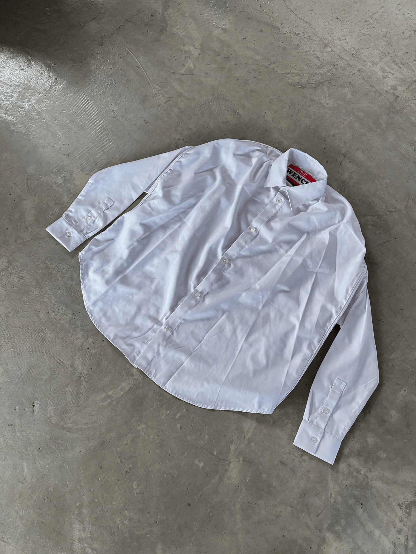 Self-made Hood By Air Religious Girl Print Shirt – White Oversized Casual Fit