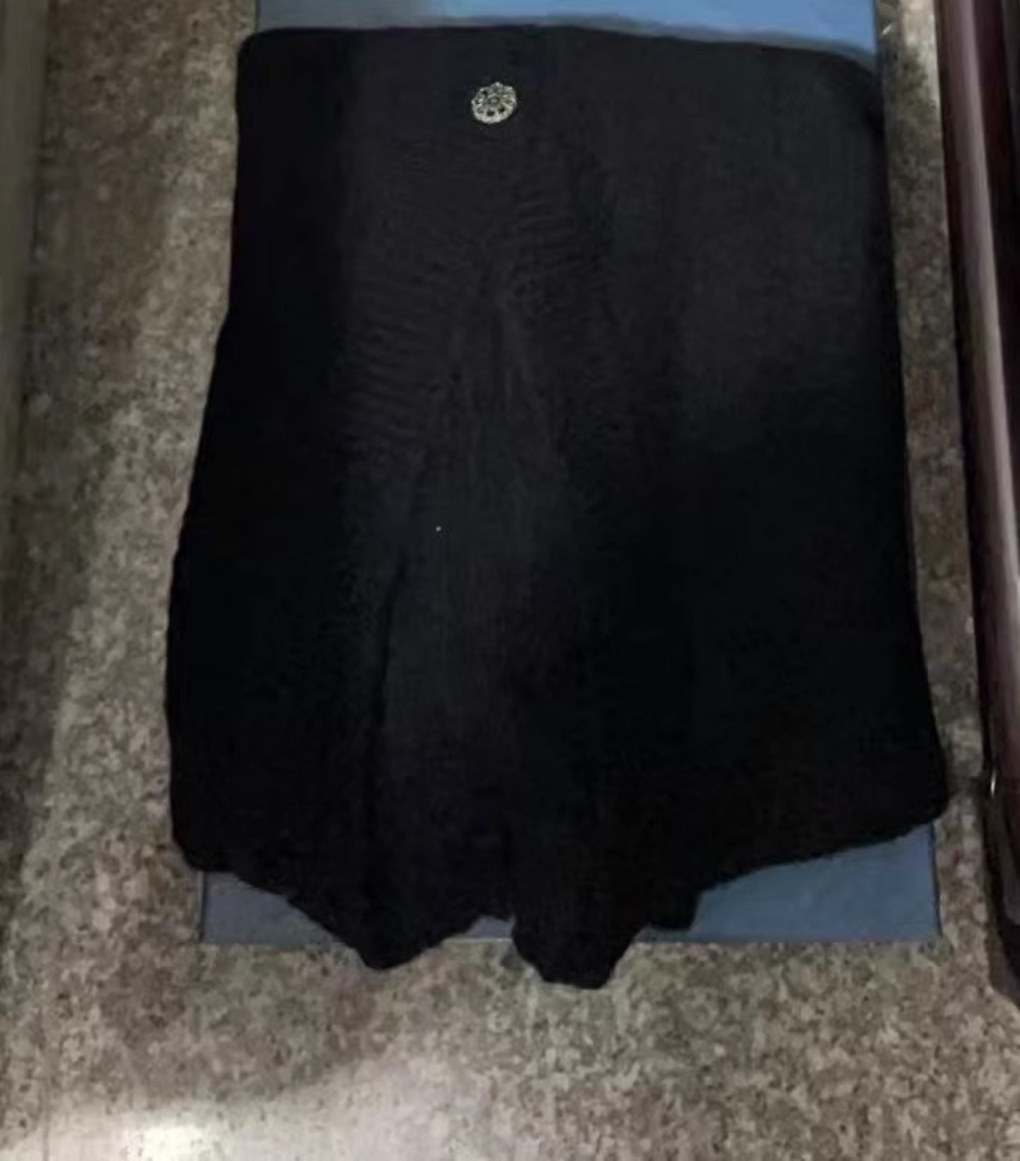 ERD AW24 'Depressed Heir' Destroyed Cardigan - Asymmetric Button Front Irregular Fasteners