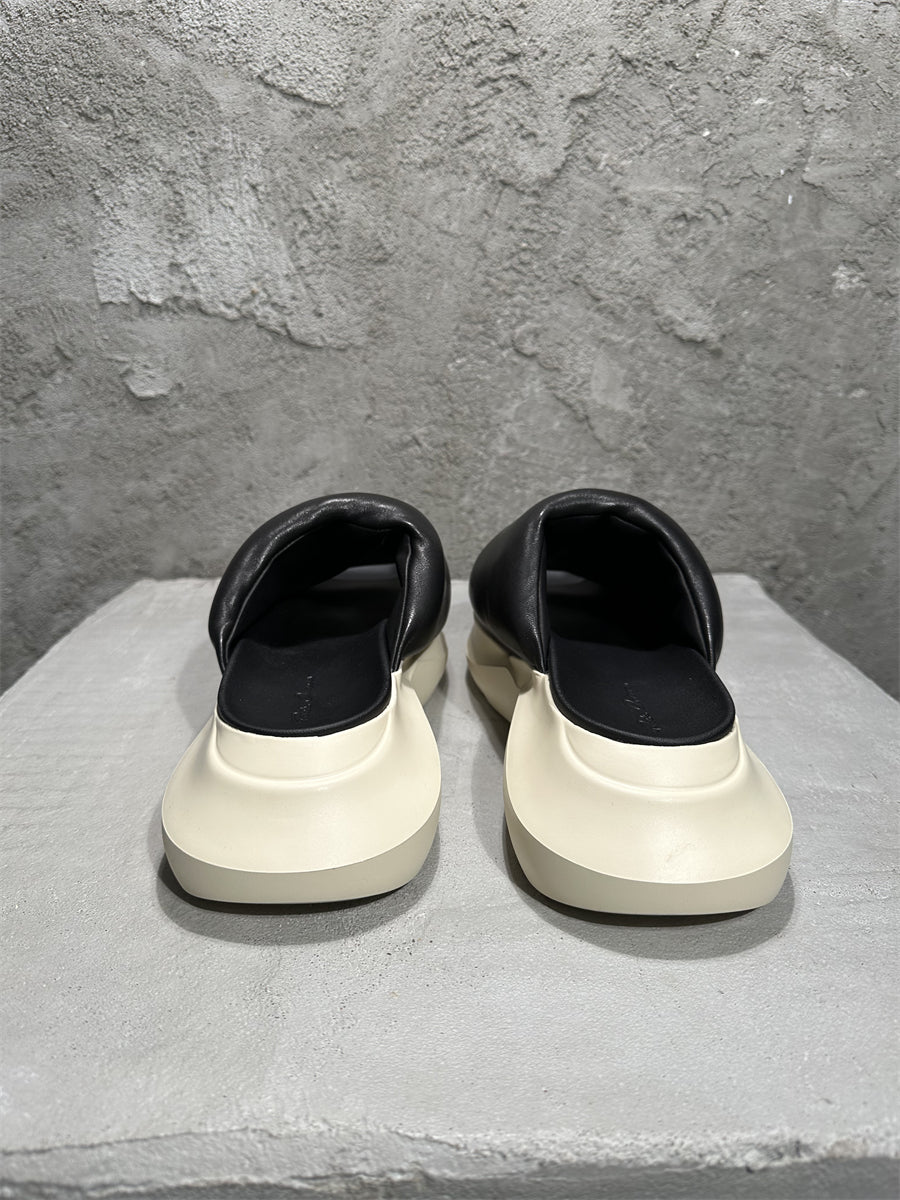 Self-made Rick Owen Sandals - Breathable Slip-On Platform Slides Beach Shoes